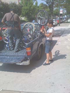 Loading at Working Bikes