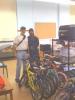 Raul and Howard Zar at Emmett School
