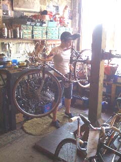 Mary at Working Bikes