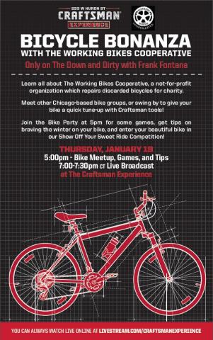  Craftman Experience Bicycle Bonanza